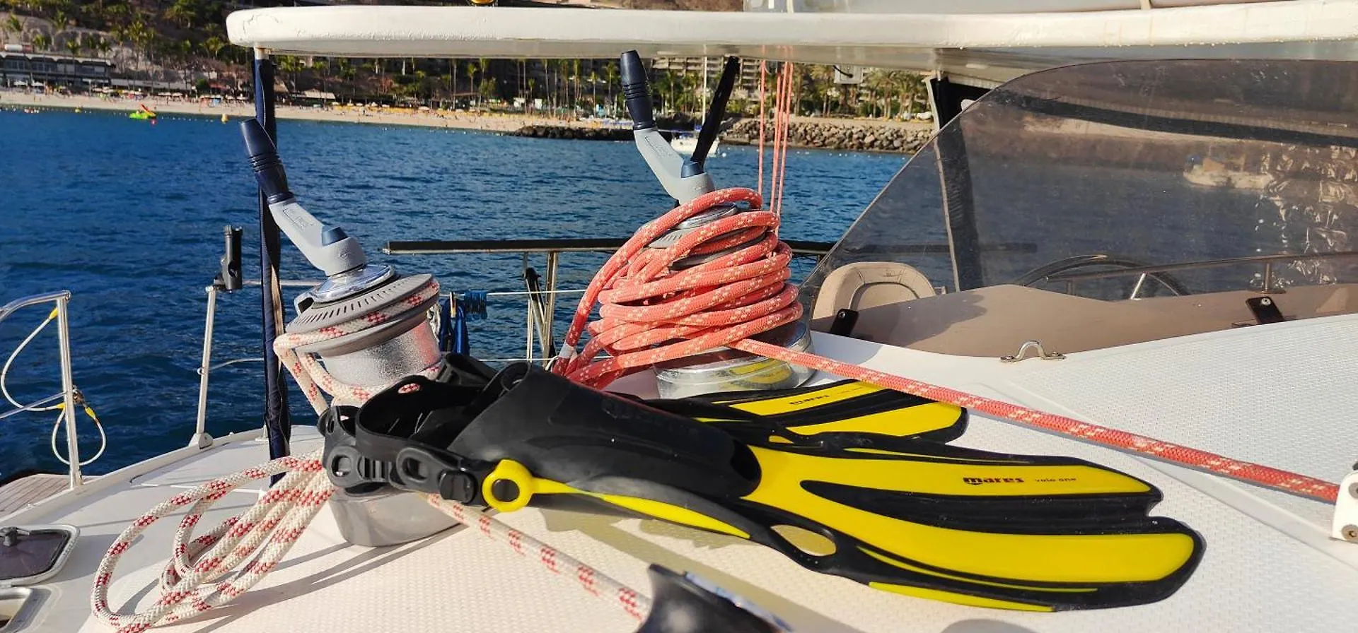 보트호텔 Catamaran Eliane 호텔 산미겔데아보나 스페인